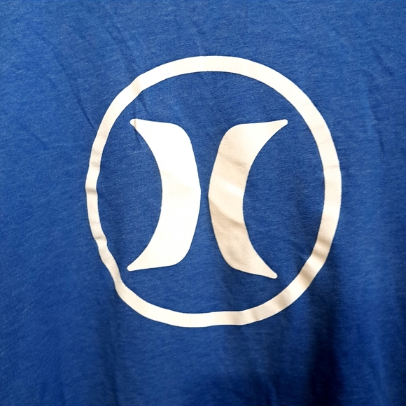 Hurley | Blue Men's T-Shirt - Picture 3 of 9